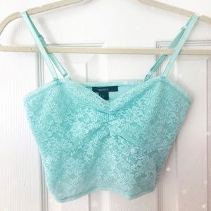 Forever 21 Mint Crop Cami